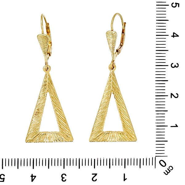 Ohrhänger, 14K, Gelbgold