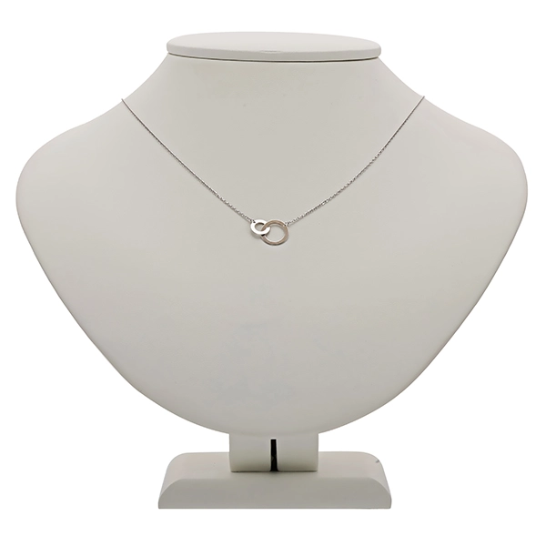 Collier, 14K, Weißgold