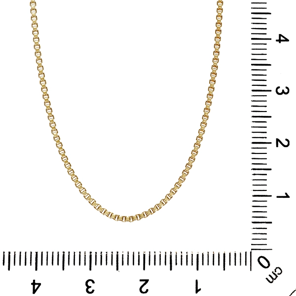 Collierkette, 14K, Gelbgold, Venezianer-