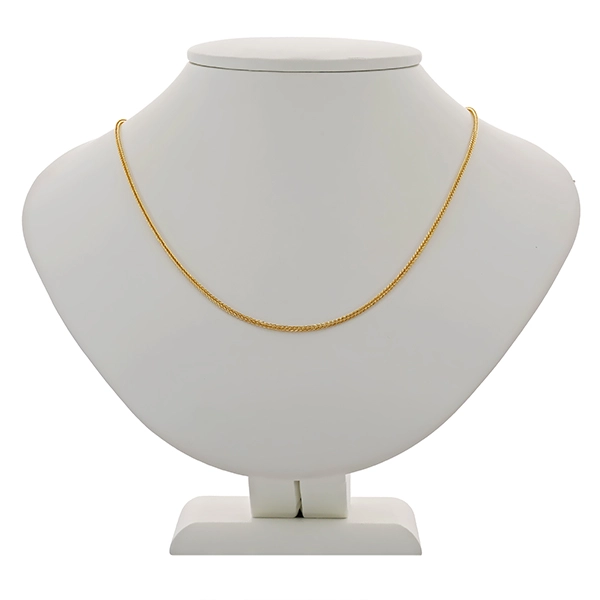 Collierkette, 14K, Gelbgold, Fuchschwanz
