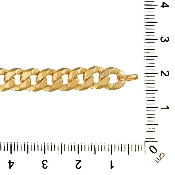 Armband, 14K, Gelbgold, Panzer-