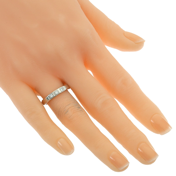 Diamantring, 14K, Weißgold, Brillanten 0,12 ct