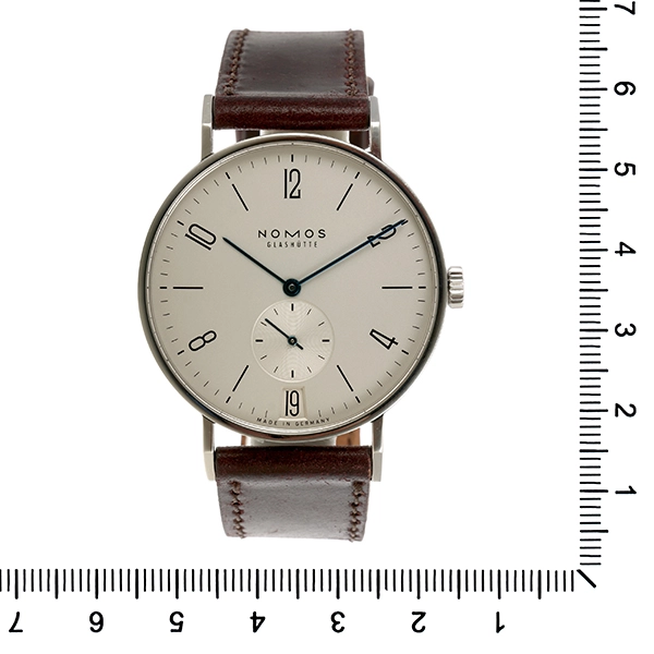 Herrenuhr Nomos 'Tangente 38 Datum' Handaufzug