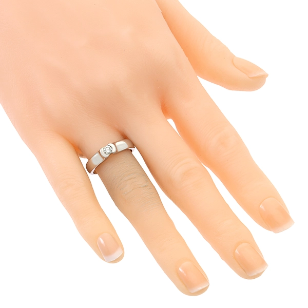 Diamantring, 14K, Weißgold, Brillant 0,20 ct, Christ