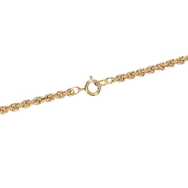 Goldkette, 8K, Gelbgold, Kordel-