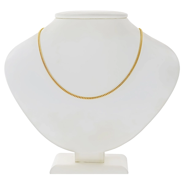 Kette, Panzer-, 14K, Gelbgold