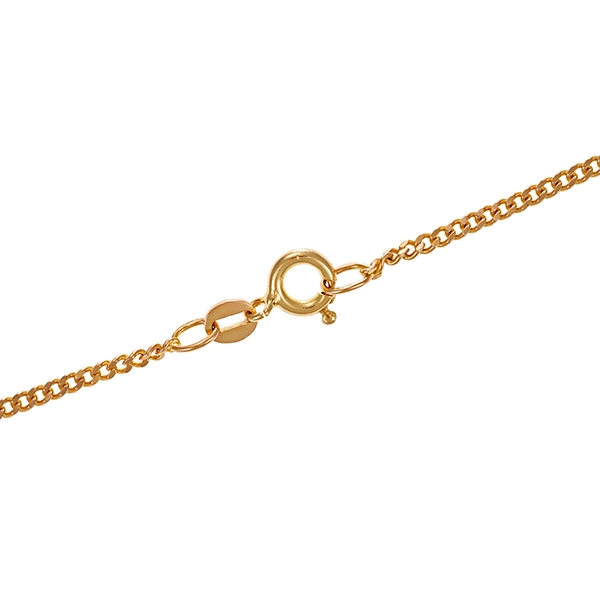 Kette, 8K, Gelbgold, Flachpanzer-
