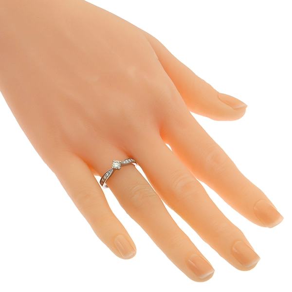 Diamantring, 14K, Weißgold, Brillanten