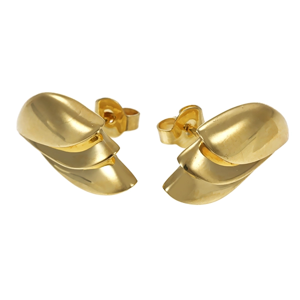 Ohrstecker, 14K, Gelbgold