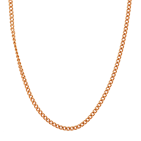 Kette, 14K, Rotgold, Panzer-