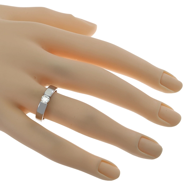 Diamantring, 14K, Gelb-/Weißgold, Brillant 0,31 ct