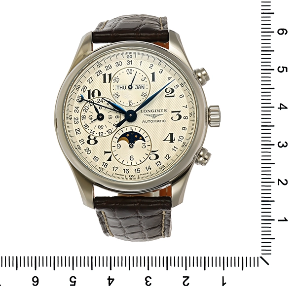 Herrenuhr Longines 'Master Collection Chrono Moonphase' Chrono-Automatik