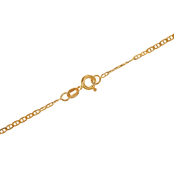 Collierkette , 18K, Gelbgold, Stegpanzer-