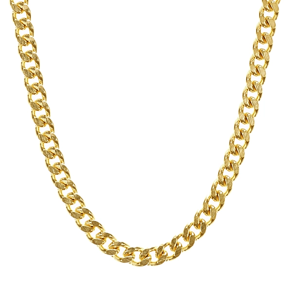Kette, 14K, Gelbgold, Panzer-