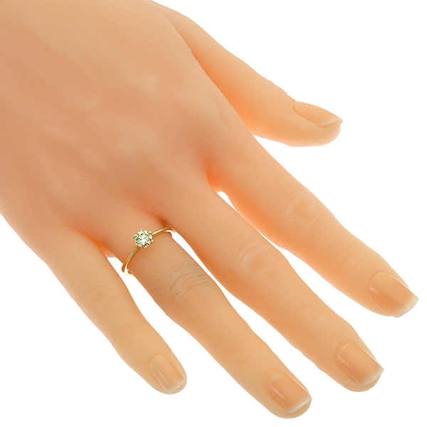 Diamantring, 14K, Gelbgold, Brillant 0,50 ct