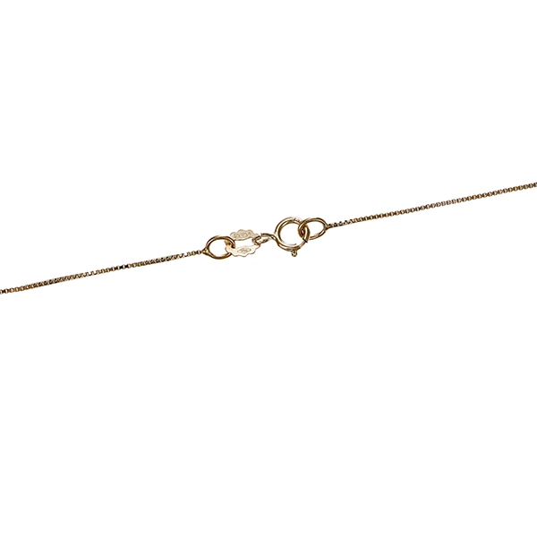 Collierkette, 18K, Weißgold, Venezianer-