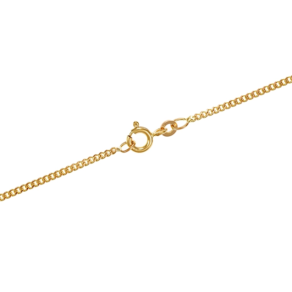 Collierkette , 8K, Gelbgold, Flachpanzer-