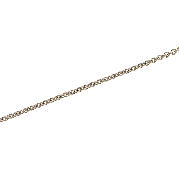 Collier, 14K, Weißgold, Brillanten