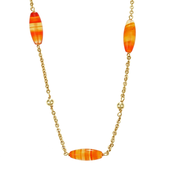 Kette, 14K, Gelbgold, Achat
