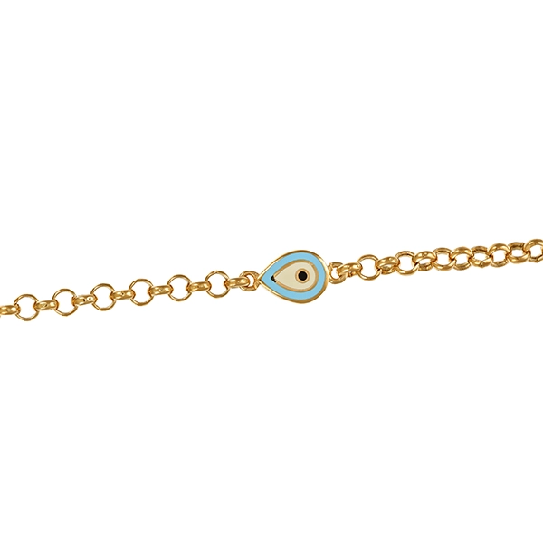 Armband, 14K, Gelbgold, Schmuckstein