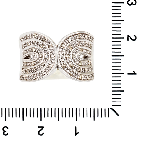 Diamantring, 14K, Weißgold, Diamanten 1,25 ct