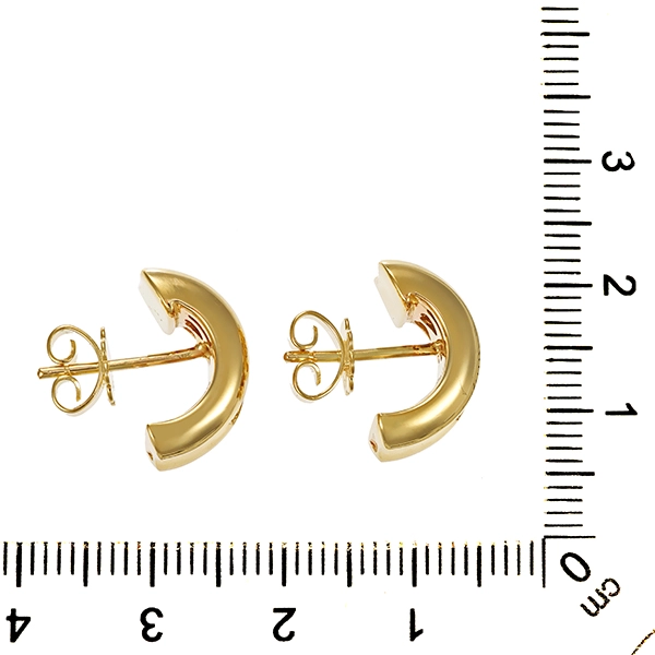 Ohrstecker, 14K, Gelbgold, Brillanten 0,50 ct