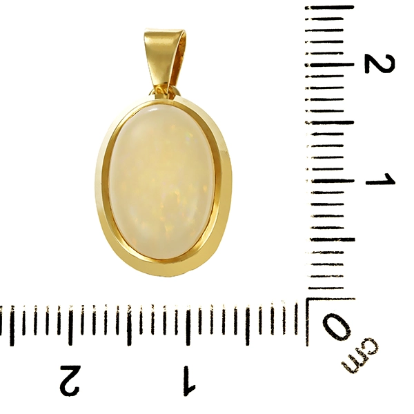 Anhänger, 14K, Gelbgold, Opal