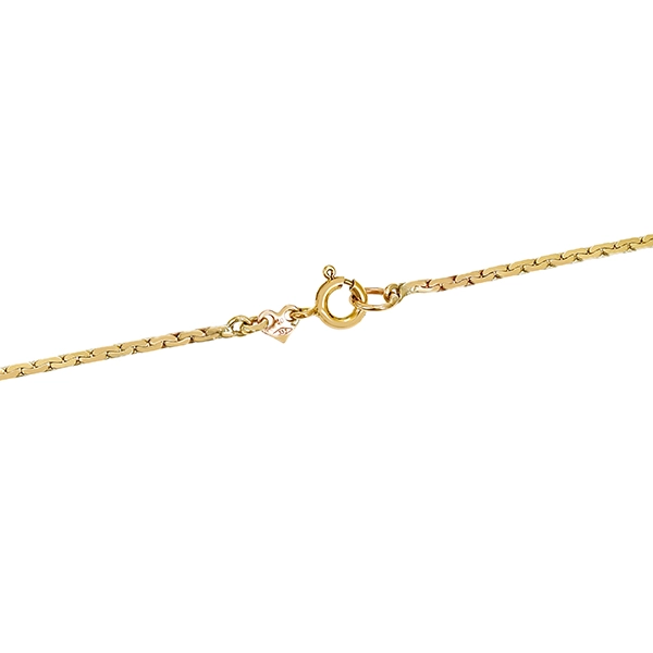 Collier, 8K, Gelbgold, Granat