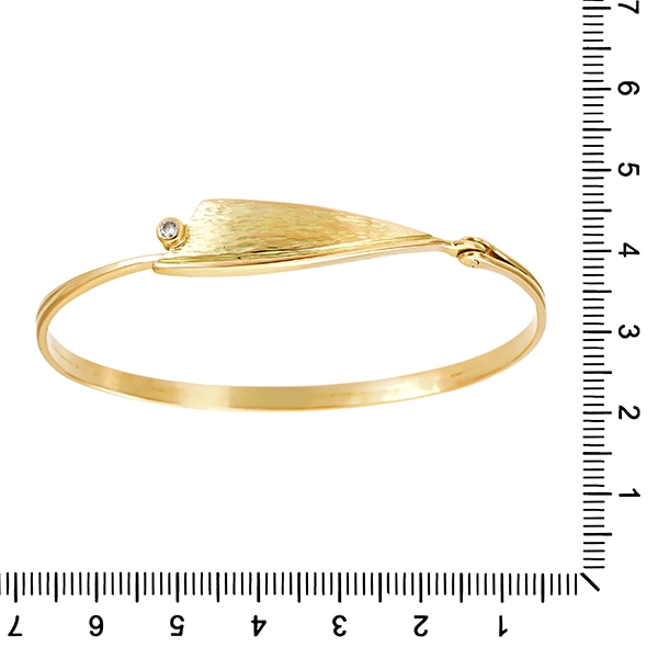 Armreif, 14K, Gelbgold, Brillant