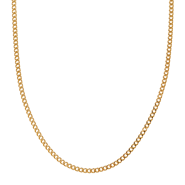 Collierkette, 14K, Gelbgold, Panzer-