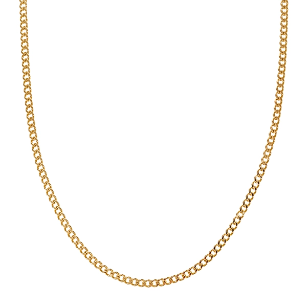 Collierkette, 14K, Gelbgold, Panzer-