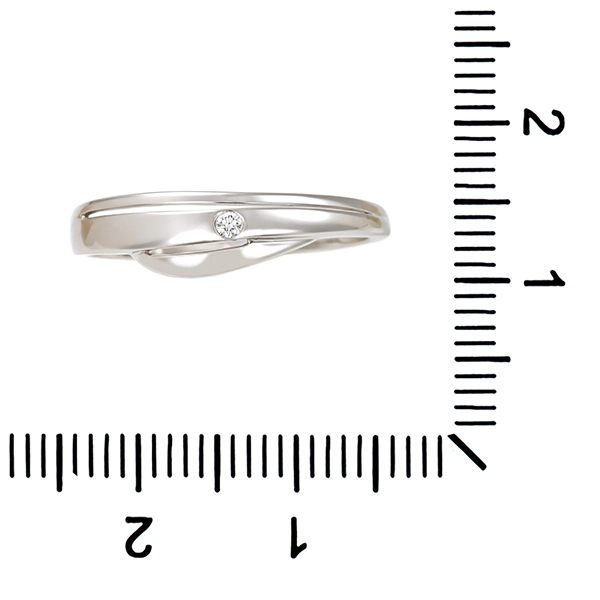 Diamantring, 14K, Weißgold, Brillant