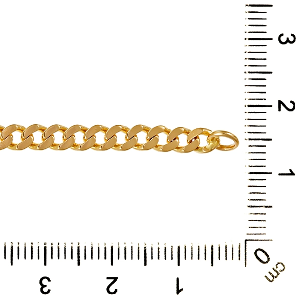 Armband, 14K, Gelbgold, Panzer-