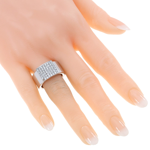 Diamantring, 18K, Weißgold, Brillanten 1,00 ct
