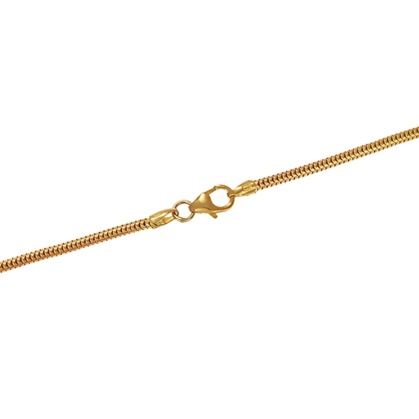 Kette, 14K, Gelbgold, Schlange