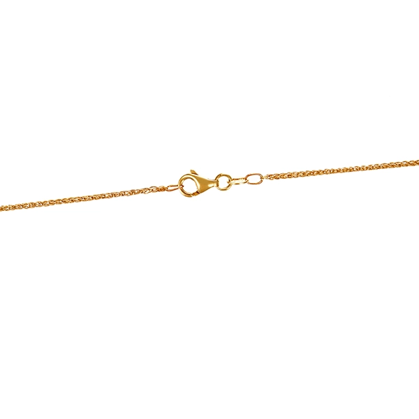 Collierkette, 14K, Gelbgold, Fuchsschwanz-