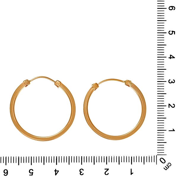 Creolen, 18K, Gelbgold