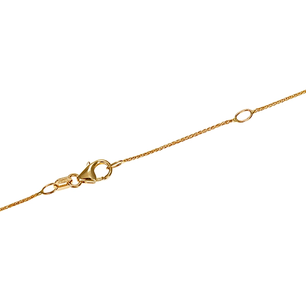 Collier, 14K, Gelbgold, Brillanten, Herz