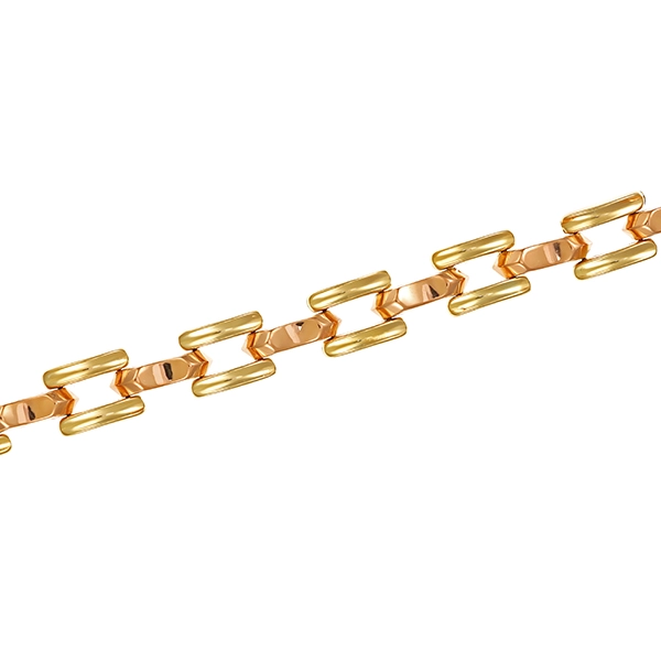 Armband, 14K, Gelb-/Rotgold