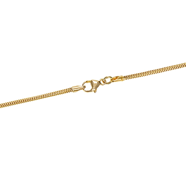 Collierkette, 14K, Gelbgold, Schlange