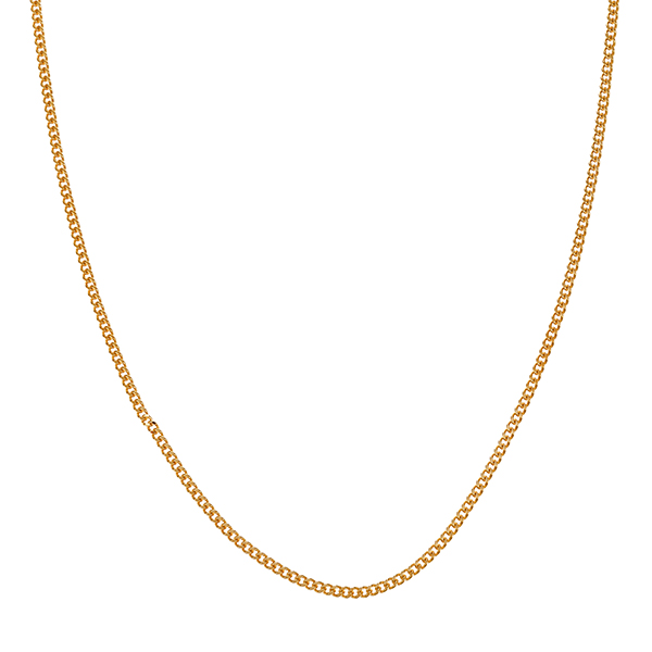 Collierkette, 18K, Gelbgold, Panzer-