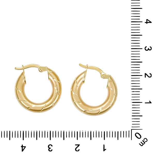 Creolen, 14K, Gelbgold