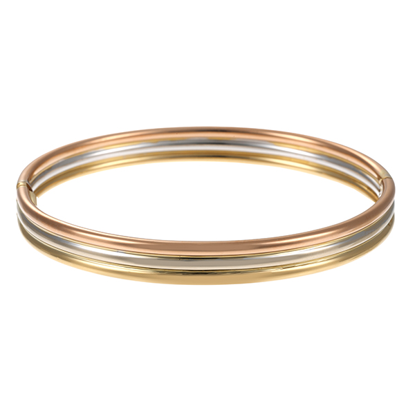 Armreif, 18K, Rot-/Weiß-/Gelbgold