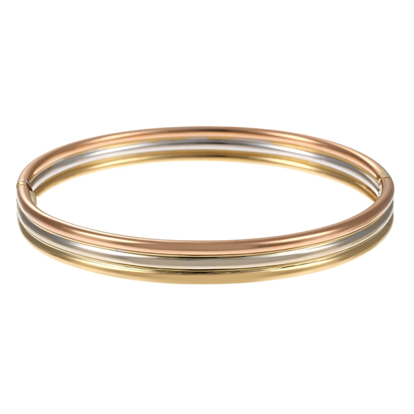 Armreif, 18K, Rot-/Weiß-/Gelbgold