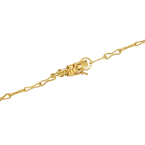 Collier, 18K, Gelbgold, Turmalin