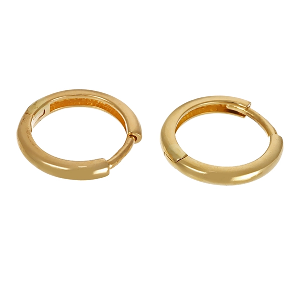 Ohrringe, 14K, Gelbgold, Creolen