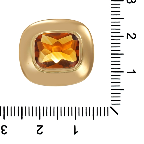 Ring, 18K, Gelbogld, Citrin