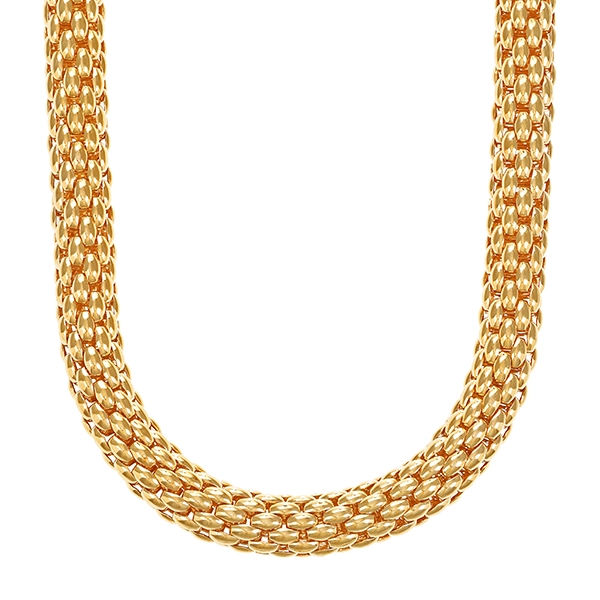 Collier, 18K, Gelbgold, FOPE