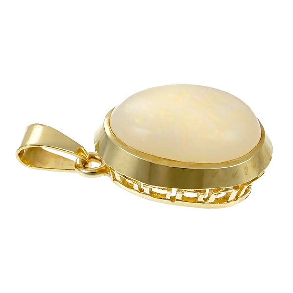 Anhänger, 14K, Gelbgold, Opal