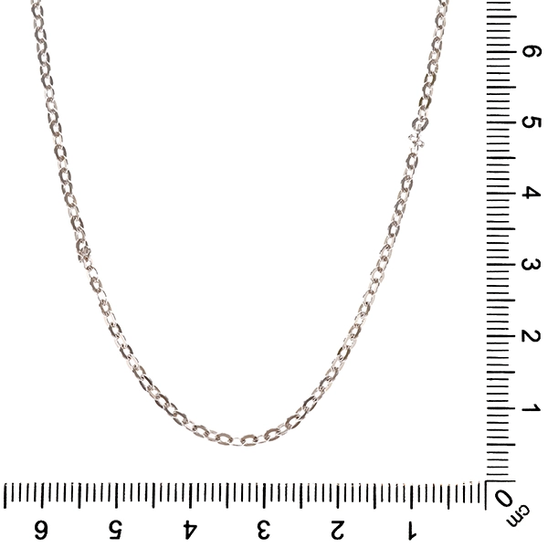 Collierkette, 8K, Weißgold